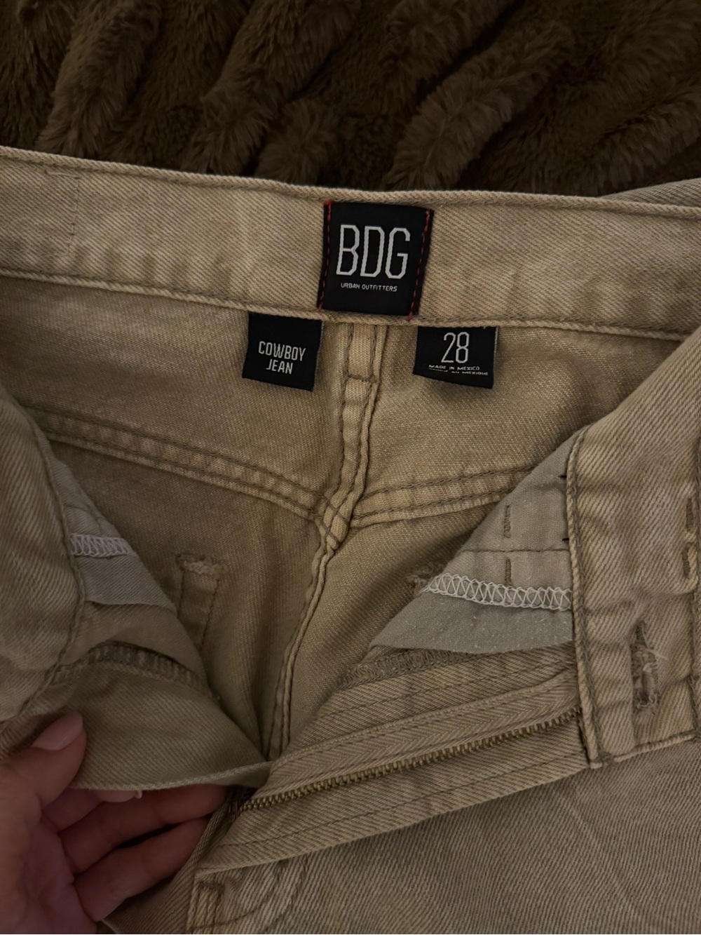 BDG Cowboy Jean in Tan